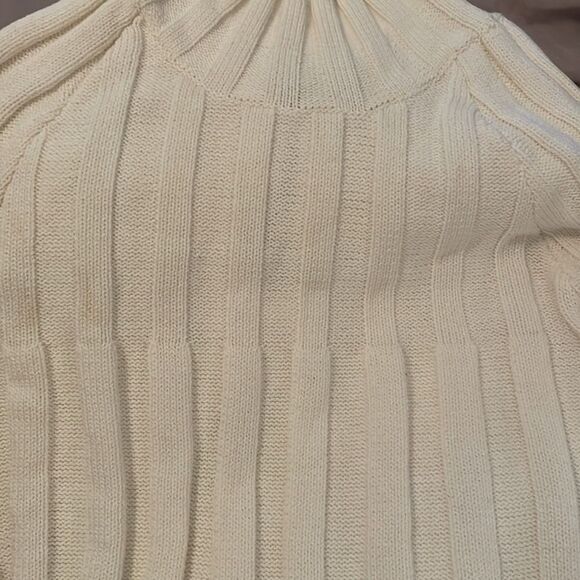 NWT Rue Stiic Anthropologie rib knit long sleeve maxi dress white size Large - Picture 8 of 10